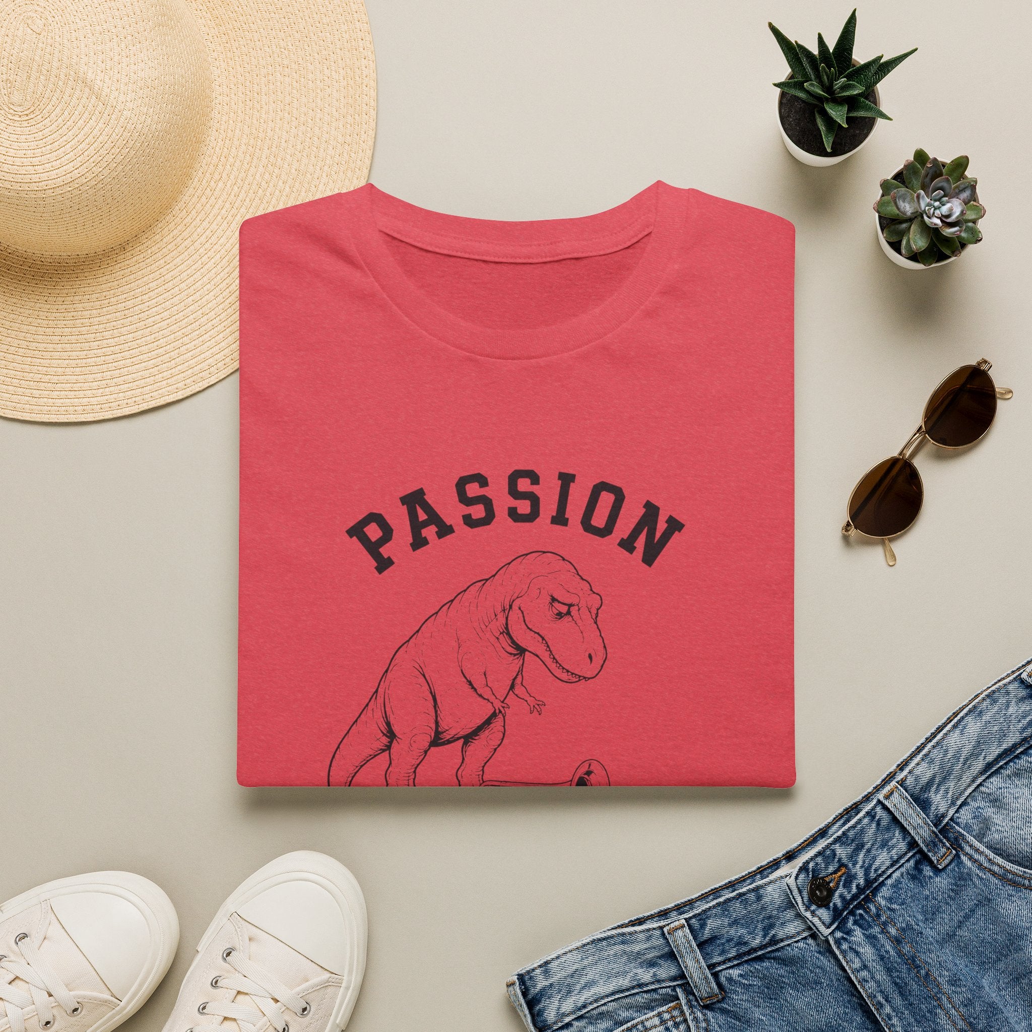 Passion Overcomes Limitations - T-Rex T-Shirt