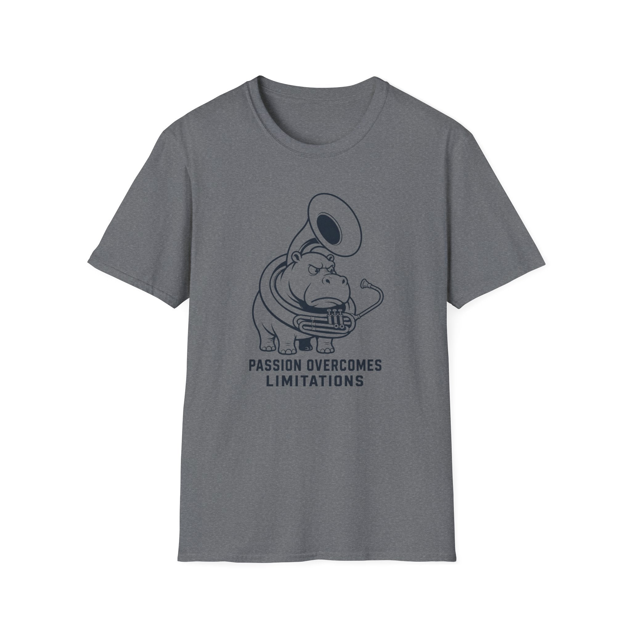 Passion Overcomes Limitations - Hippo T-Shirt