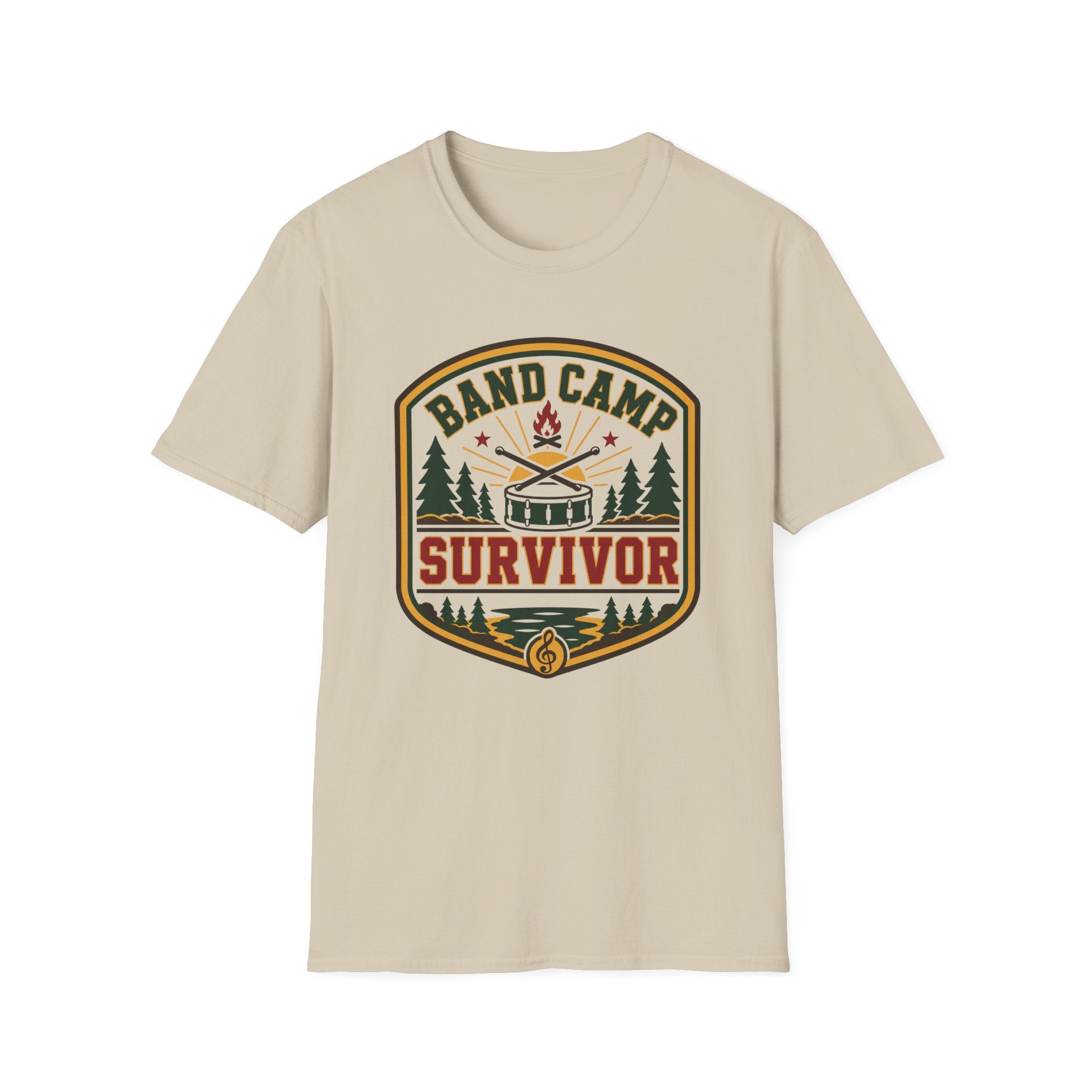 Band Camp Survivor Badge T-Shirt