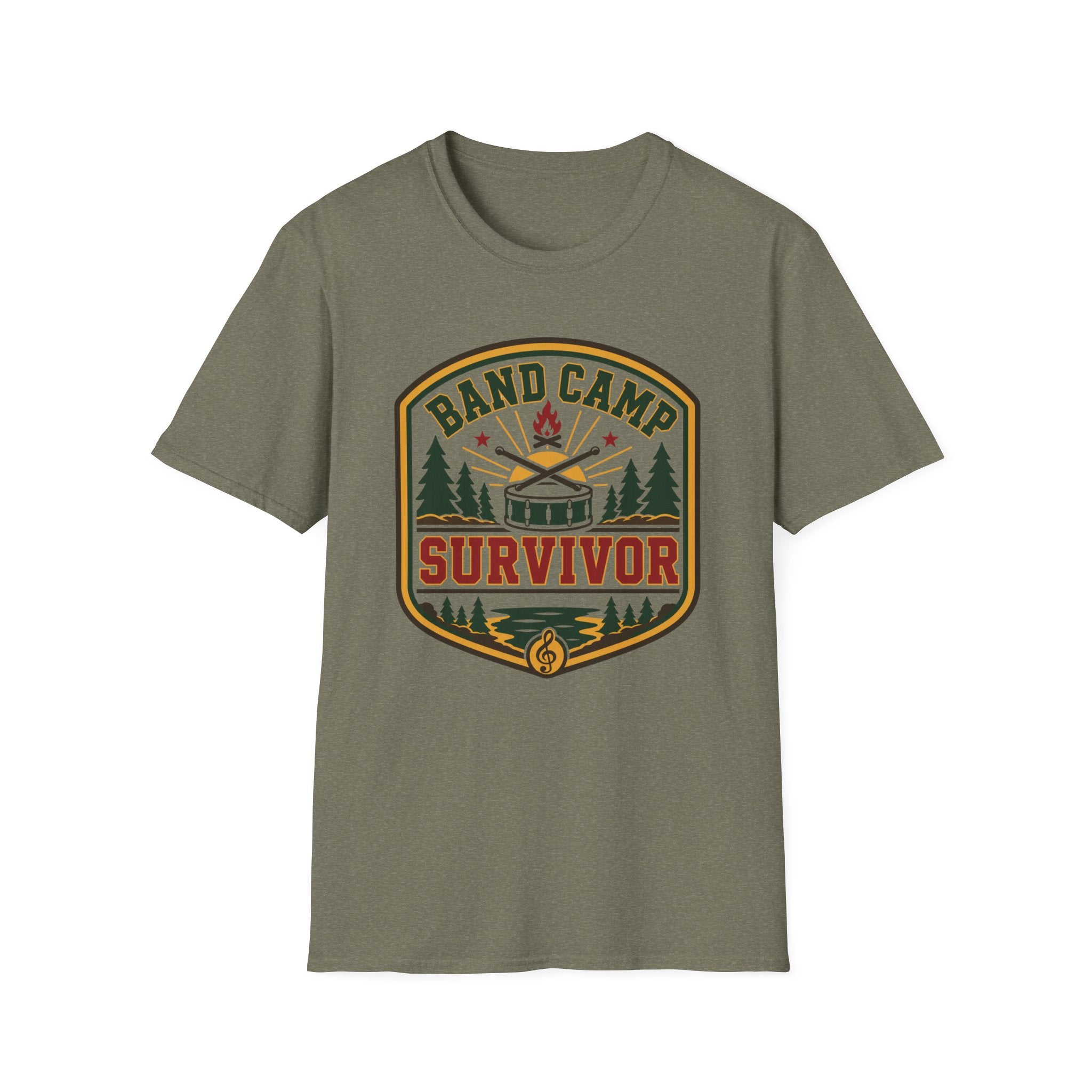 Band Camp Survivor Badge T-Shirt