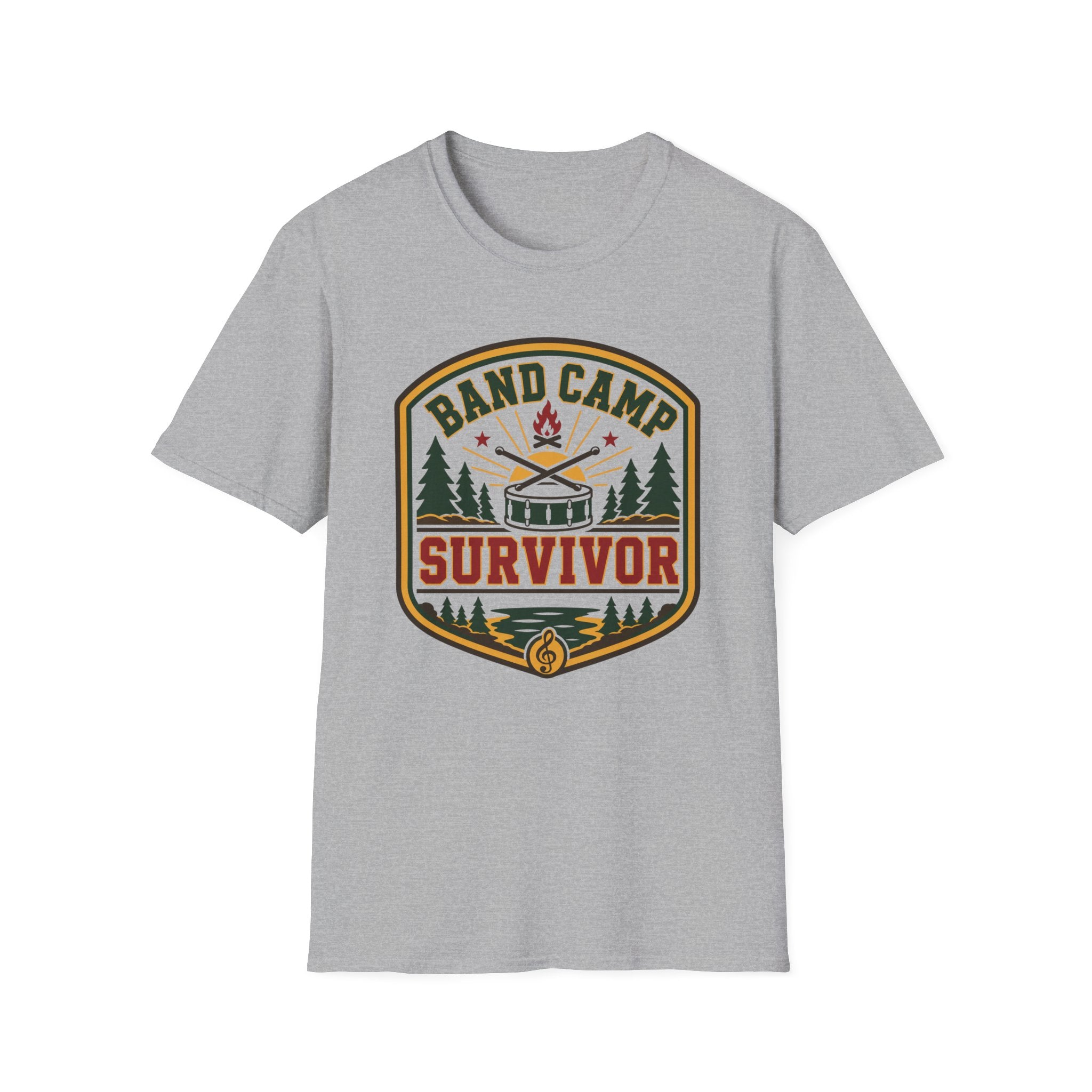 Band Camp Survivor Badge T-Shirt