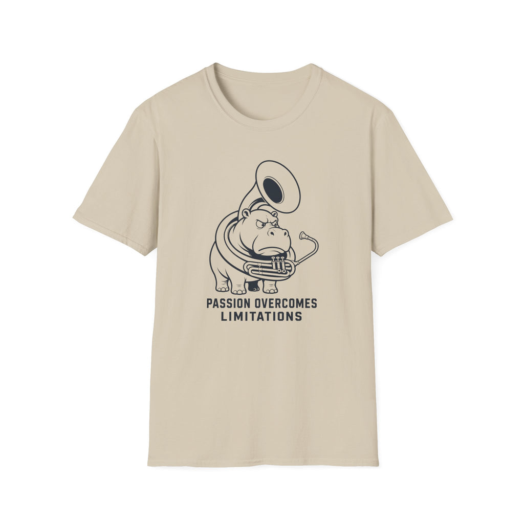 Passion Overcomes Limitations - Hippo T-Shirt