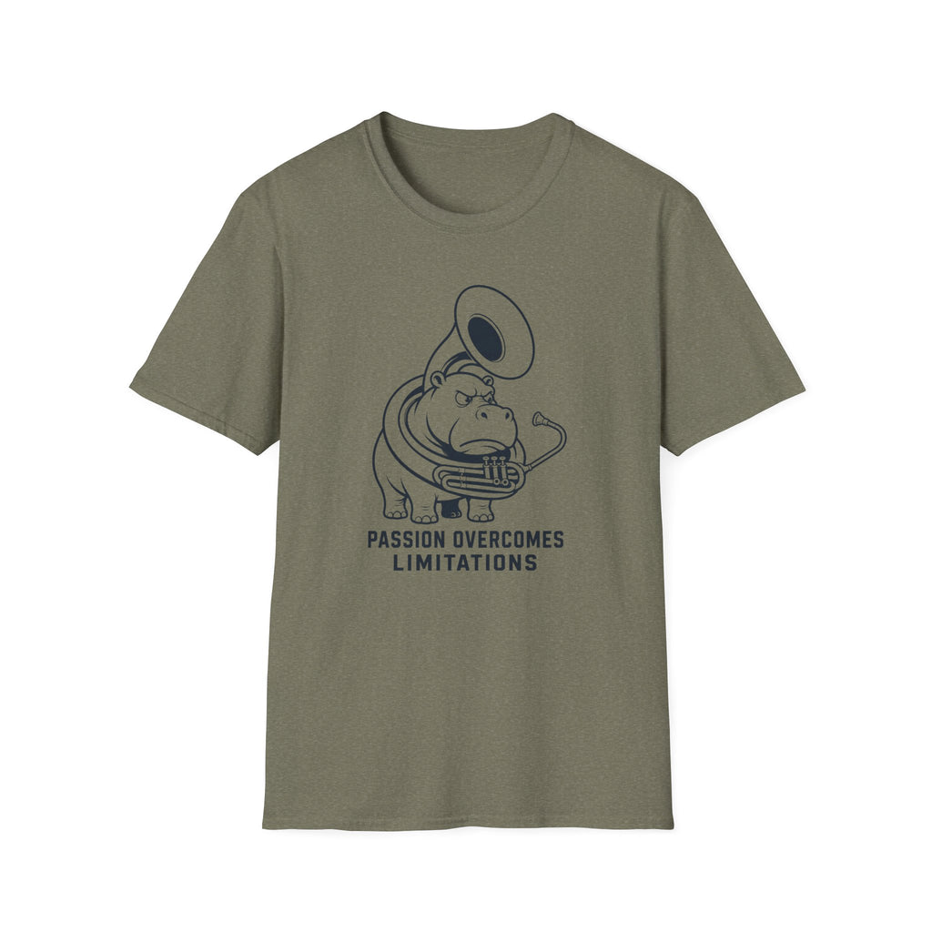 Passion Overcomes Limitations - Hippo T-Shirt