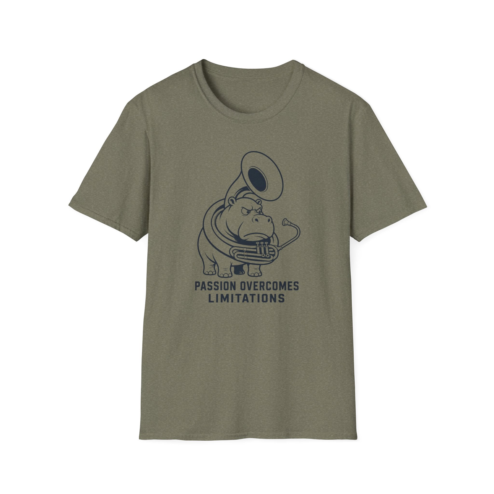 Passion Overcomes Limitations - Hippo T-Shirt