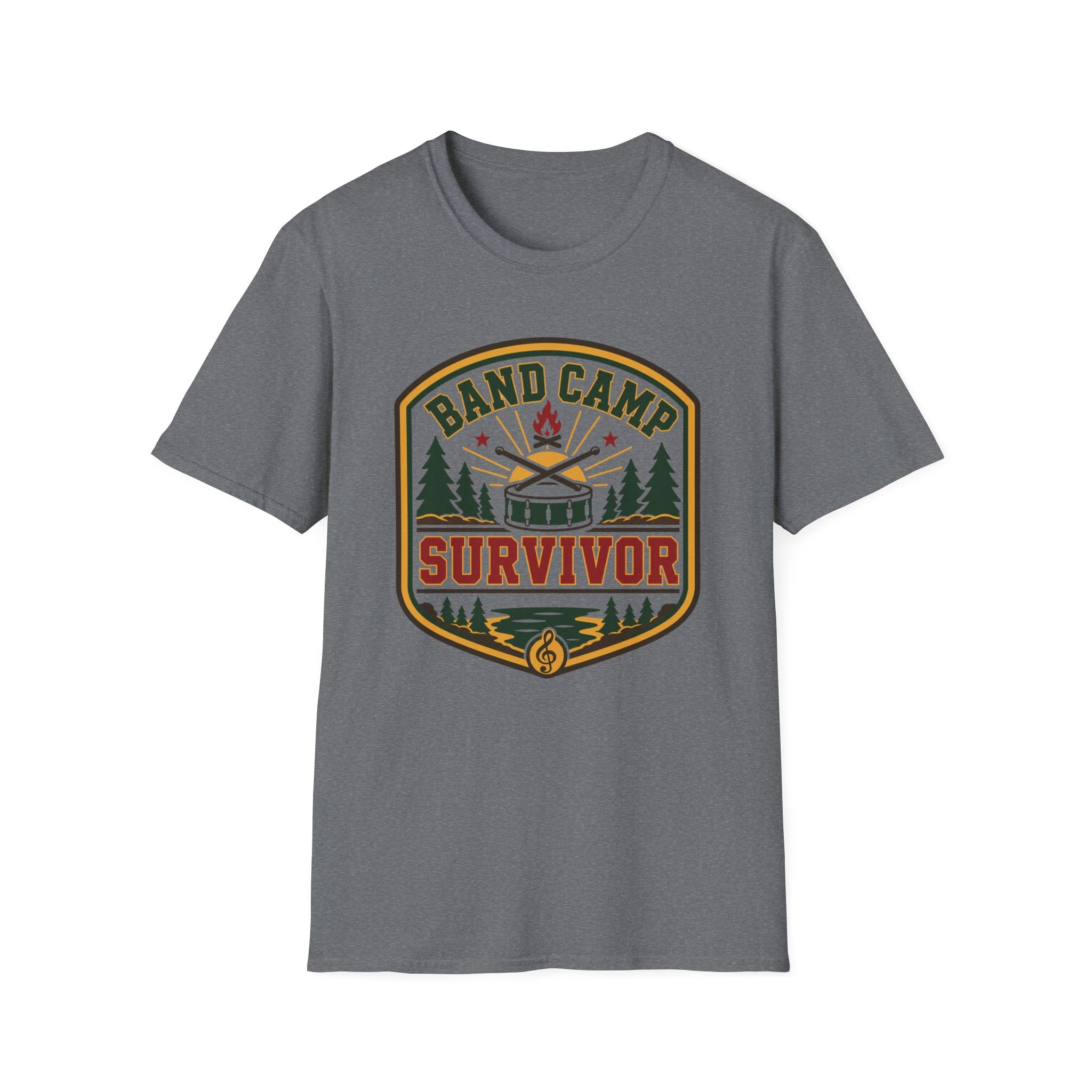 Band Camp Survivor Badge T-Shirt