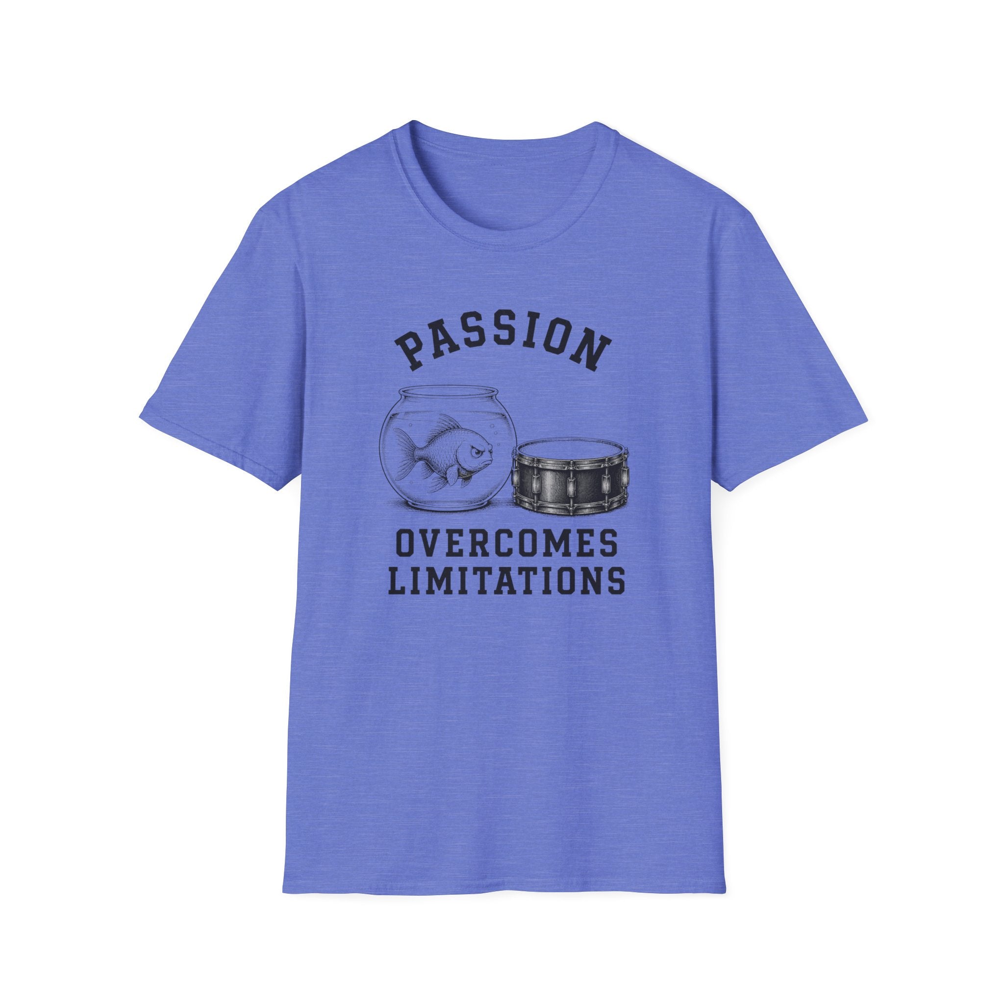 Passion Overcomes Limitations - Fish T-Shirt