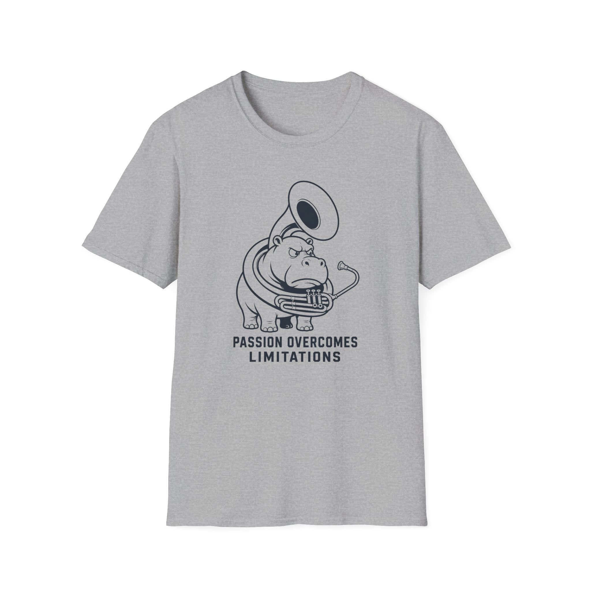 Passion Overcomes Limitations - Hippo T-Shirt