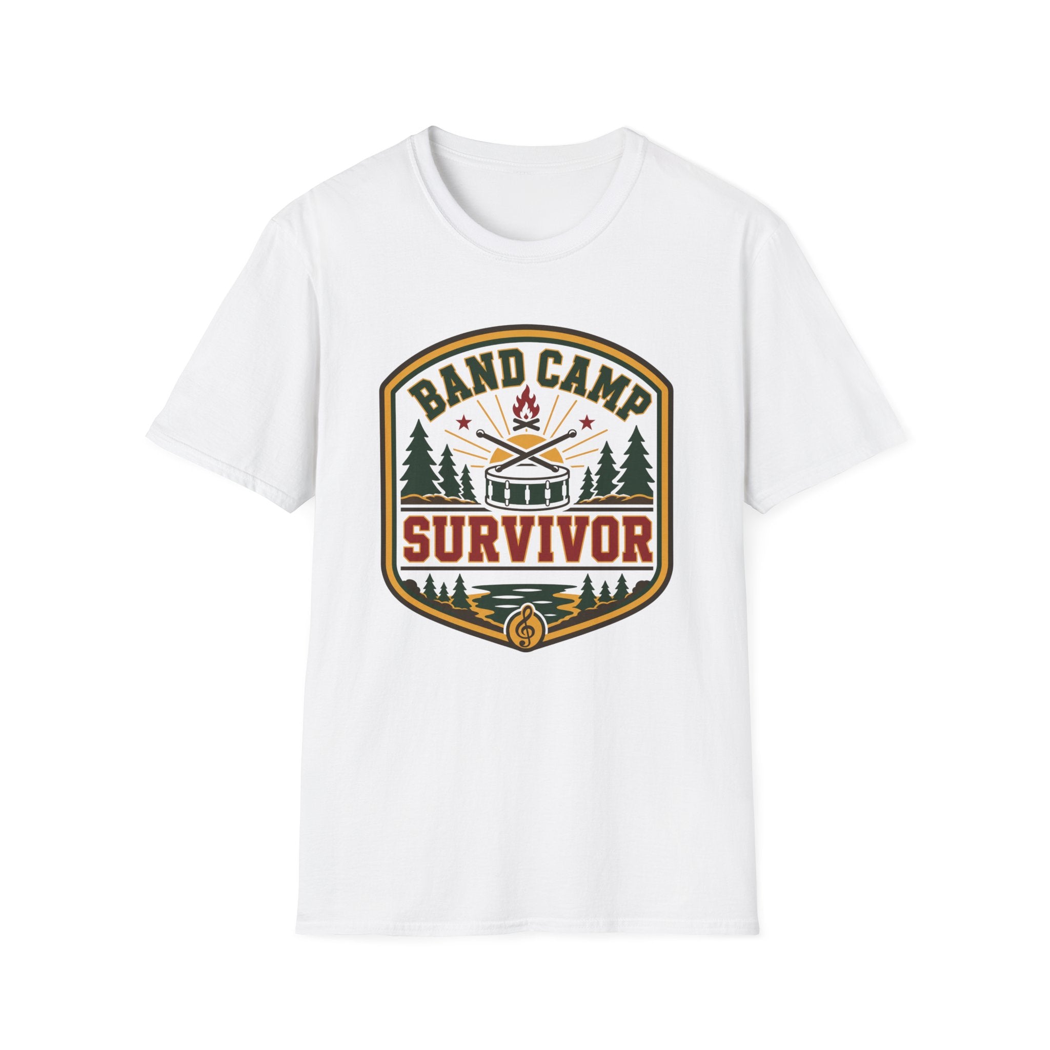 Band Camp Survivor Badge T-Shirt