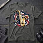 Saxophone Paper Cut T-Shirt