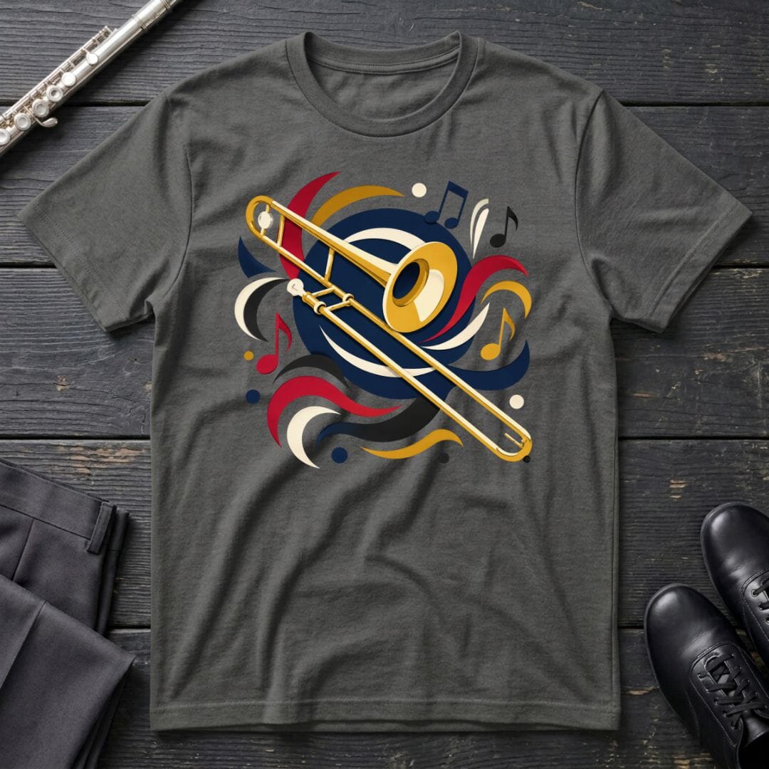 Trombone Paper Cut T-Shirt