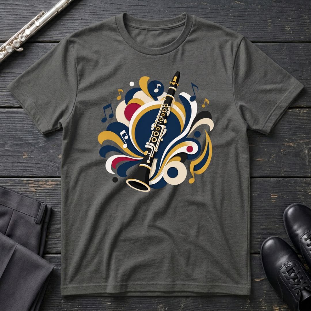 Clarinet Paper Cut T-Shirt
