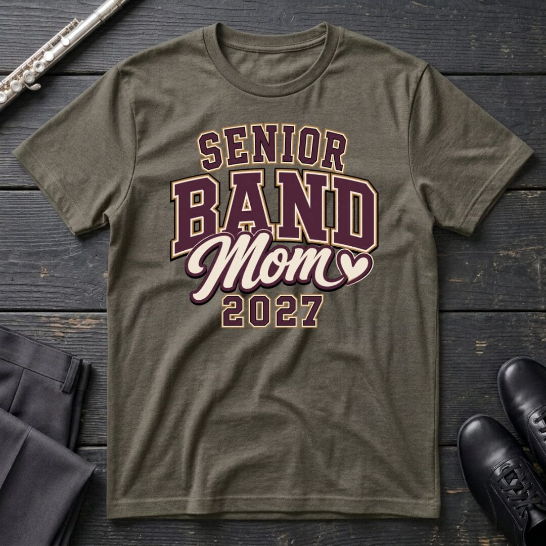 Senior Band Mom 2027 T-Shirt