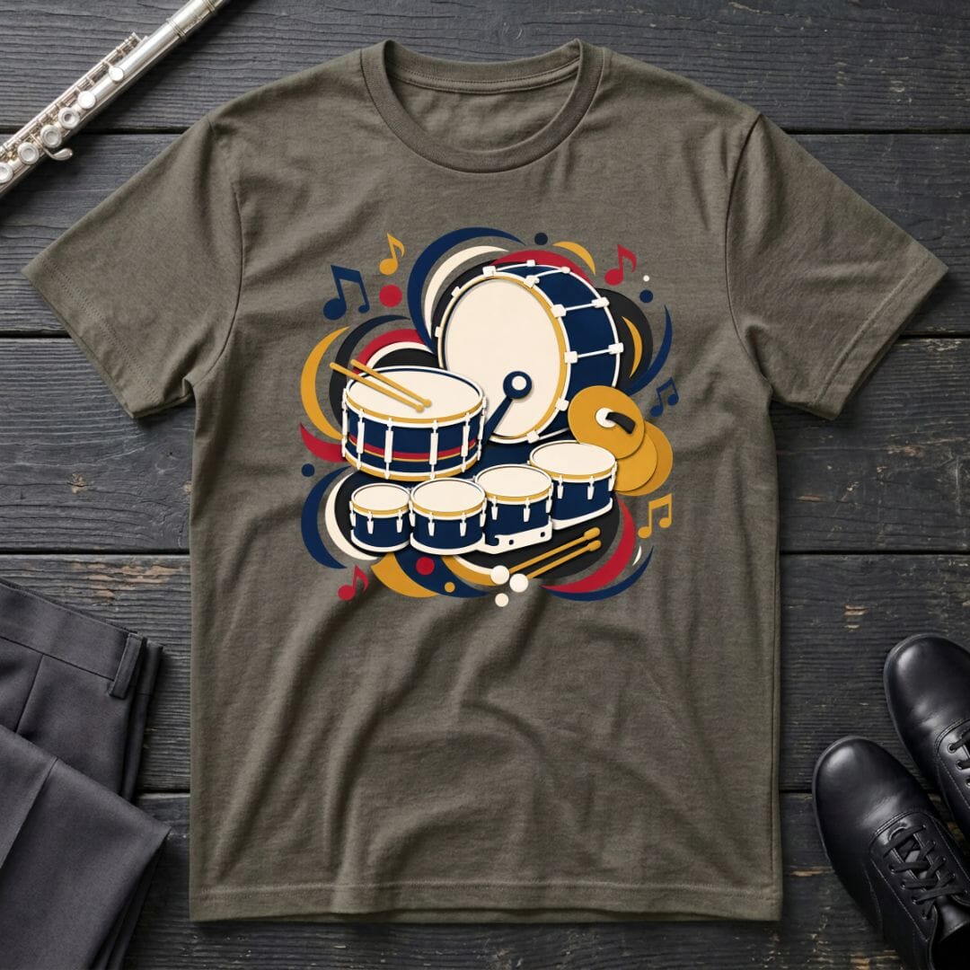 Percussion Paper Cut T-Shirt