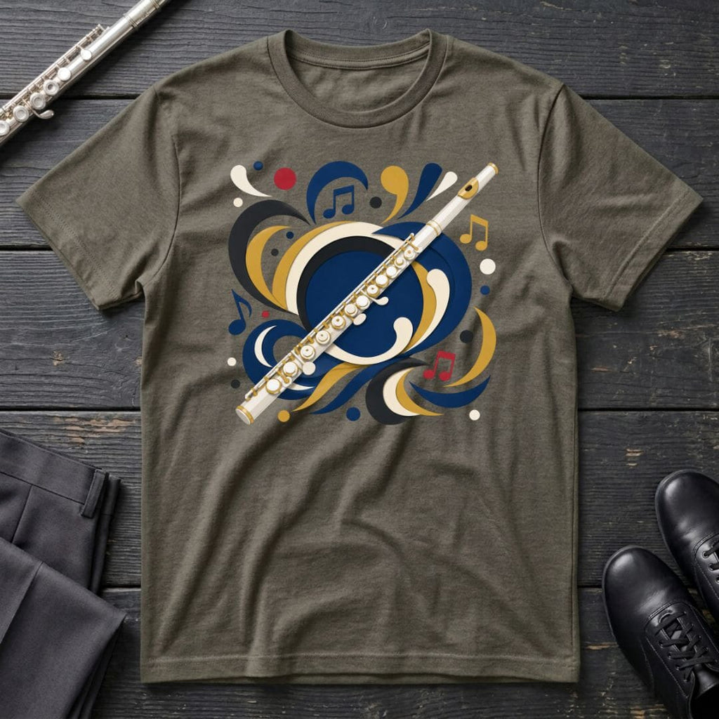 Flute Paper Cut T-Shirt