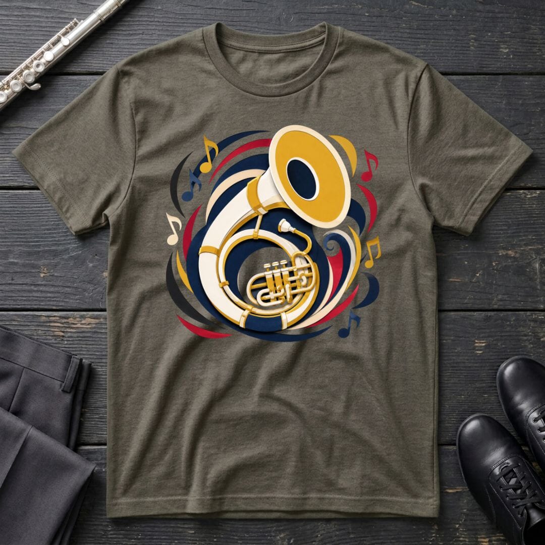 Sousaphone Paper Cut T-Shirt