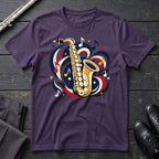Saxophone Paper Cut T-Shirt