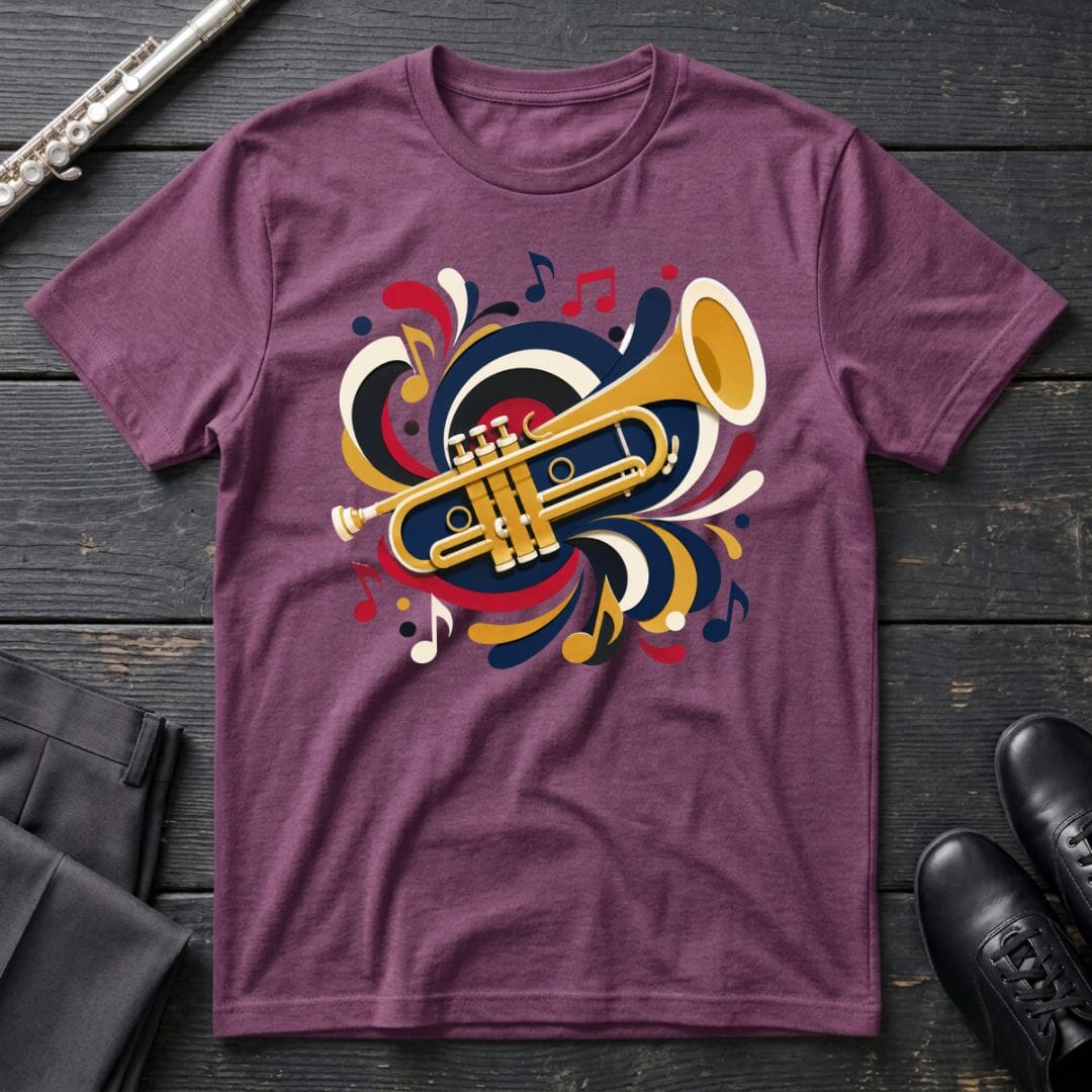 Trumpet Paper Cut T-Shirt