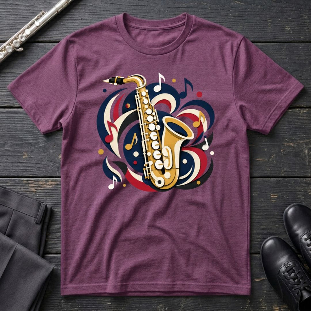 Saxophone Paper Cut T-Shirt