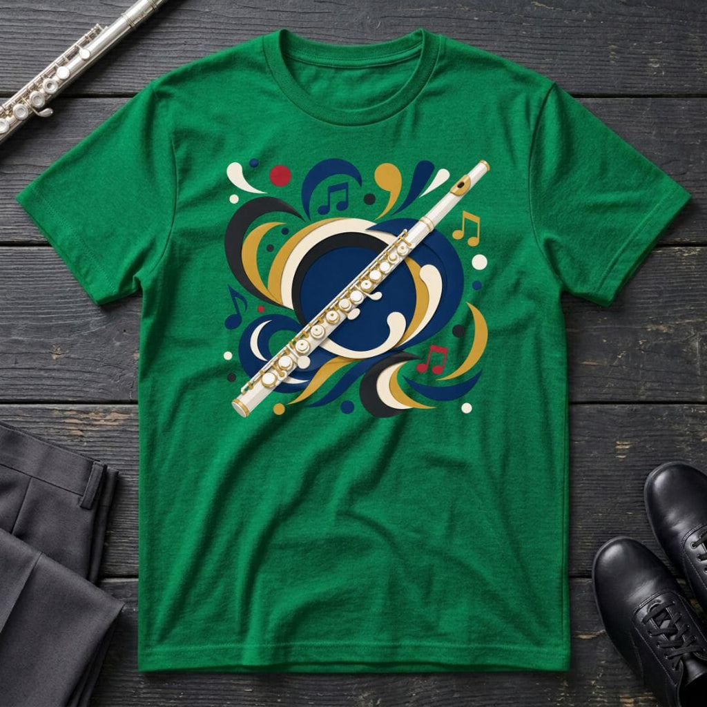 Flute Paper Cut T-Shirt
