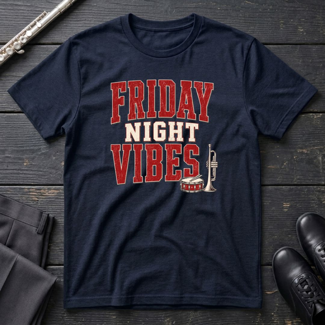 Friday Night Vibes (Text) T-Shirt