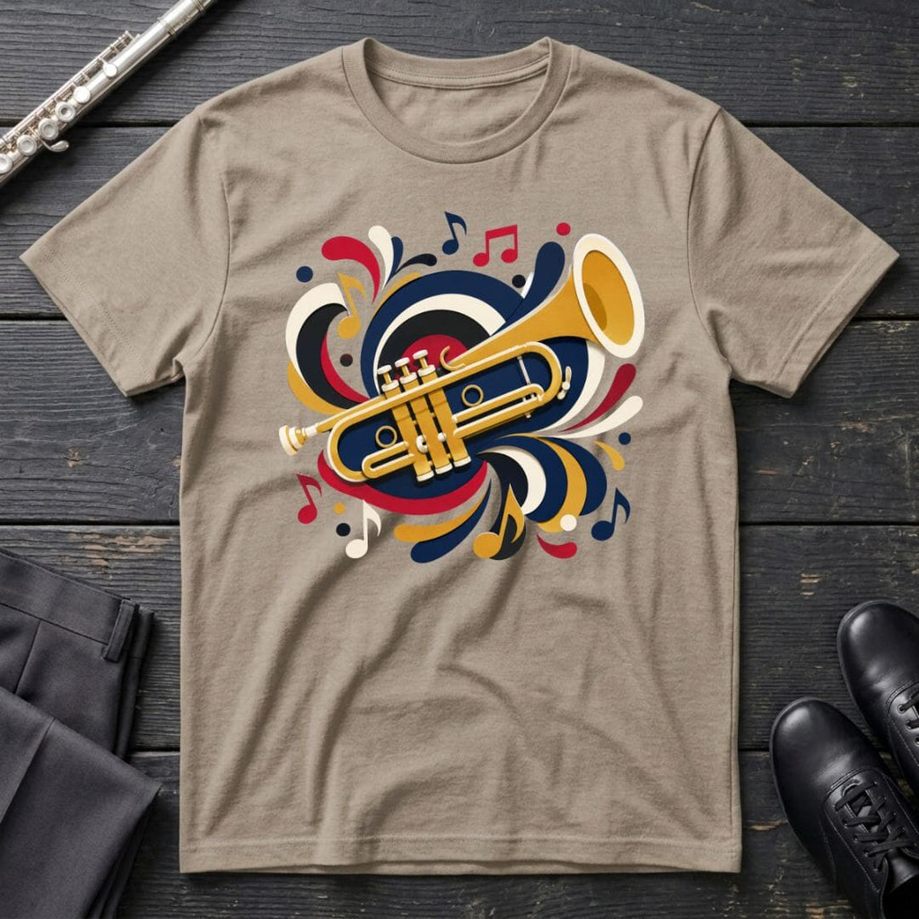 Trumpet Paper Cut T-Shirt