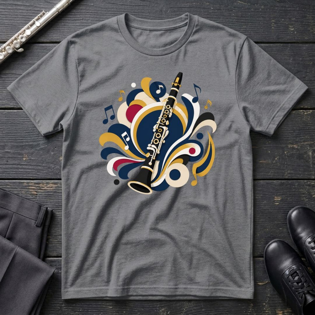 Clarinet Paper Cut T-Shirt
