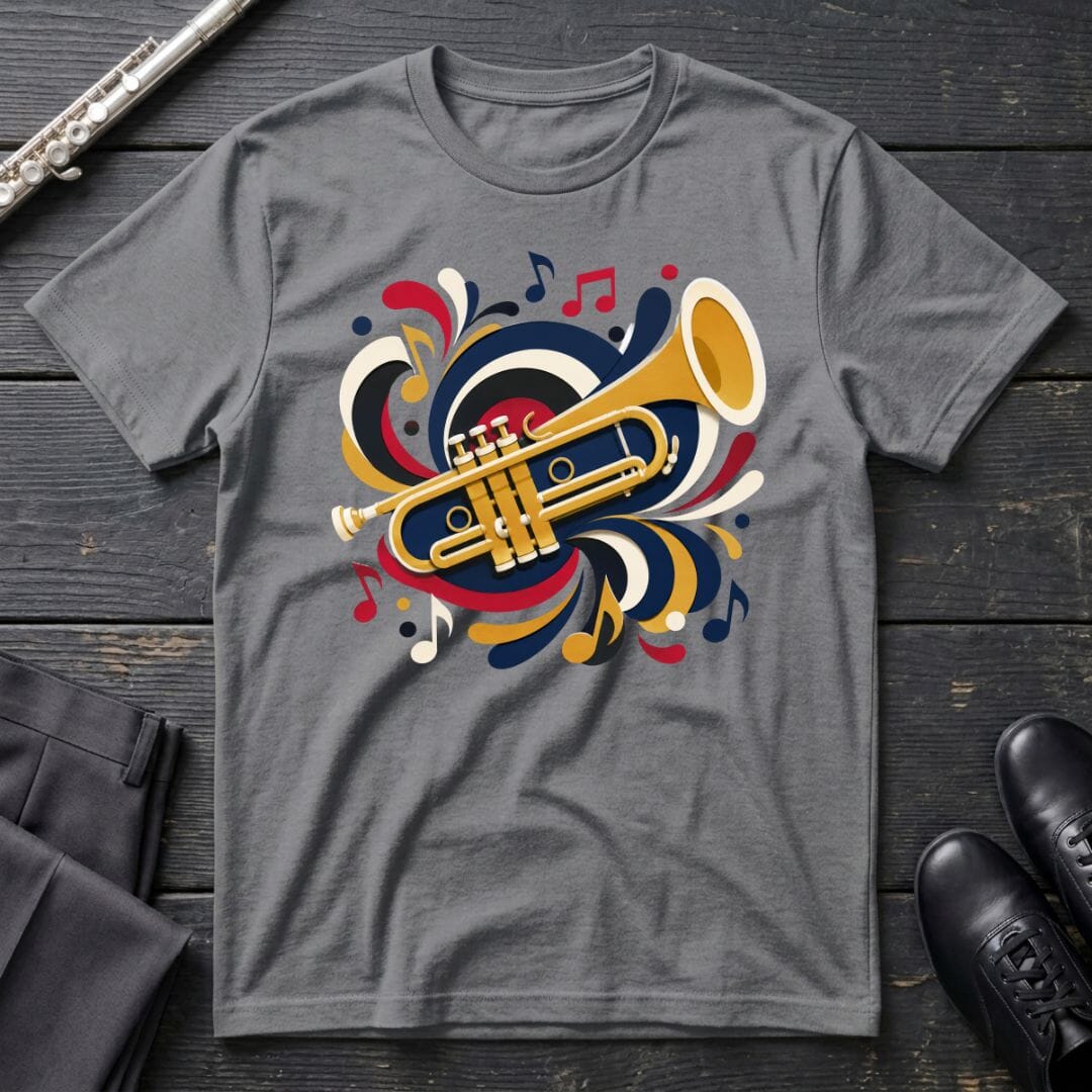 Trumpet Paper Cut T-Shirt
