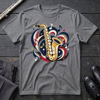 Saxophone Paper Cut T-Shirt