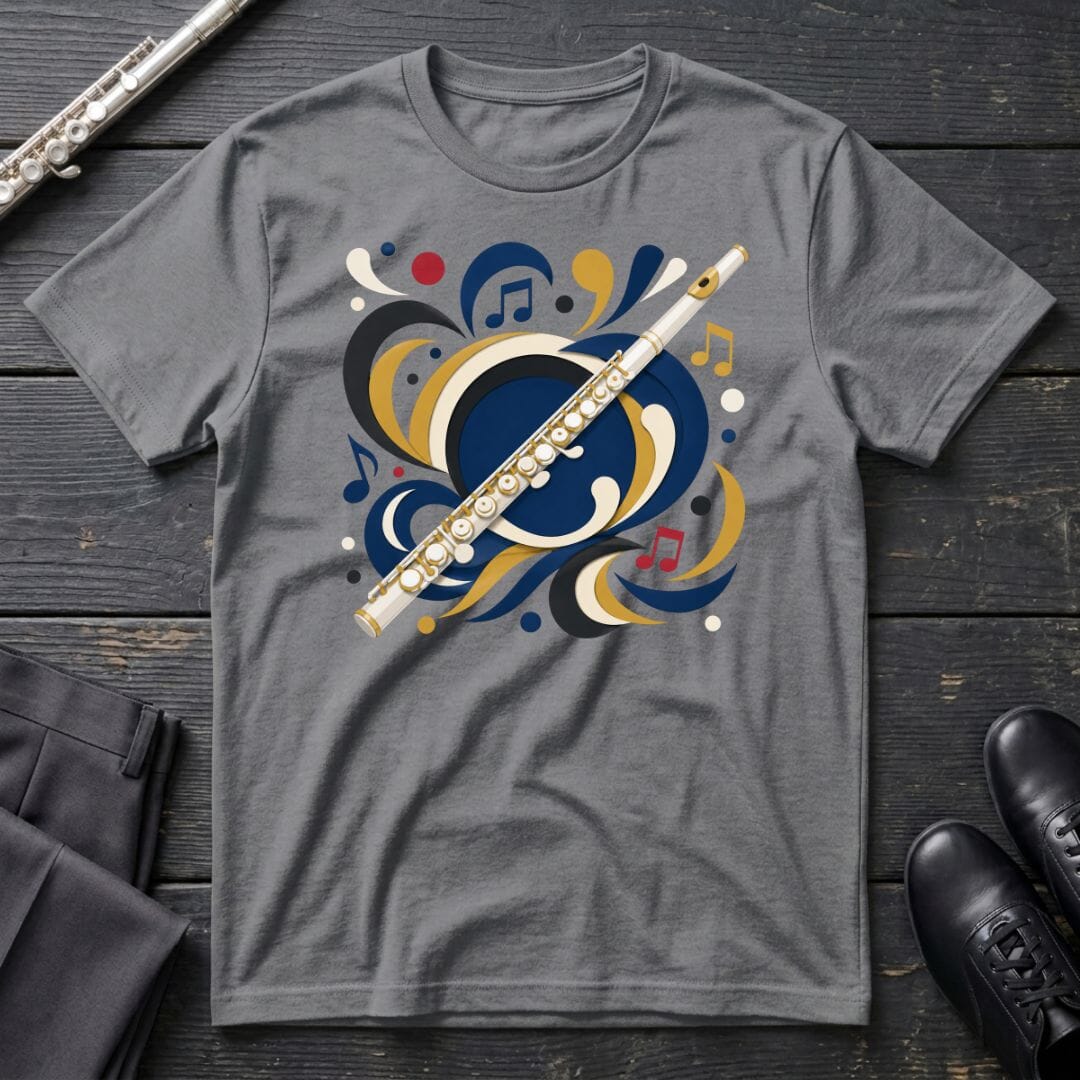 Flute Paper Cut T-Shirt