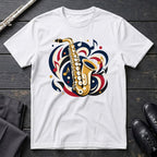 Saxophone Paper Cut T-Shirt