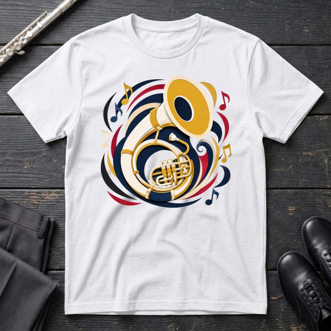 Sousaphone Paper Cut T-Shirt