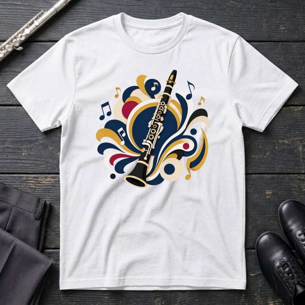 Clarinet Paper Cut T-Shirt