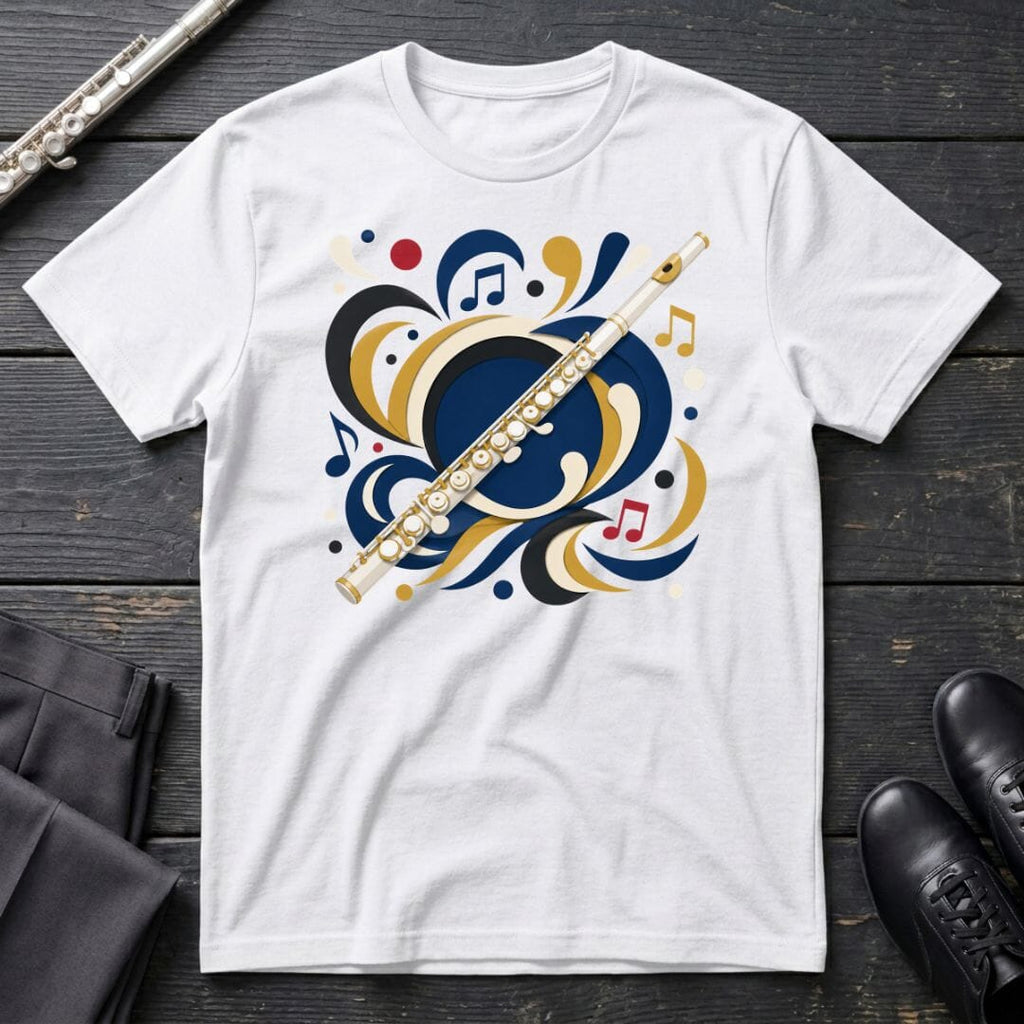 Flute Paper Cut T-Shirt